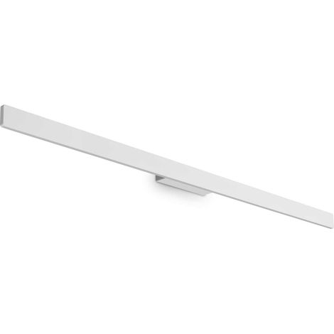 Applique Da Parete Contemporaneo Linea Alluminio Bianco Led 23W 3000K Ip54