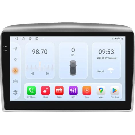 Autoradio, touchscreen, sistema di navigazione, compatibile con Lancia Ypsilon 2006-2011, QS6 8Core 6G 64G (1/2)