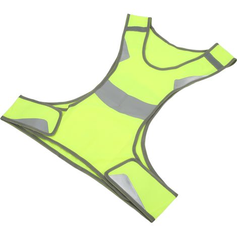 Gilet haute visibilité ajustable et réfléchissant, équipement de sécurité pour la course à pied, le jogging, la marche et le cyclisme. (1/5)