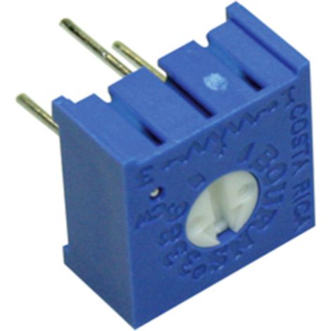 Bourns 3386P-1-504LF Trimmer Cermet linéaire 0.5 W 500 kΩ 280 ° 310 ° 1 pc(s)