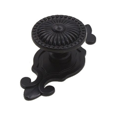 10 Boutons Tiroir Noirs Armoire Meubles (1/4)