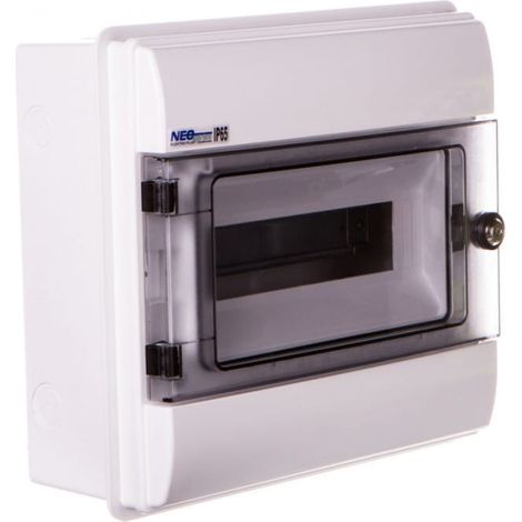 1x12 Unterputz-Modulverteiler IP65 RHp-12/Z (mit Schloss) 36.121