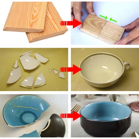 Colle de soudage multifonctionnelle, colle huileuse haute résistance, super colle universelle, colle instantanée pour réparation et durcissement rapides des métaux, plastiques, bois et céramiques. (1/5)