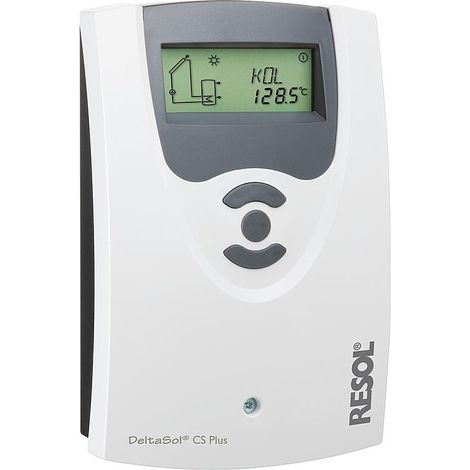 Resol Solarsteuerung DeltaSol CS Plus Differenzregler mit 4 PT1000 Sensoren Solar