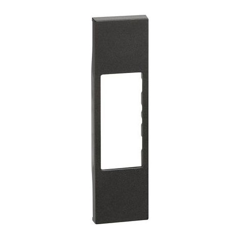 BTICINO Cover Per Connettori Rj, A/V E Lampada Di Sicurezza Living Now Nero