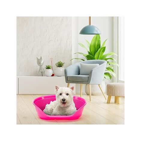LETTINO PER ANIMALI 'SIESTA DELUXE' N.2 - cm 49 x 36 x h.17,5 / fucsia  - FERPLAST