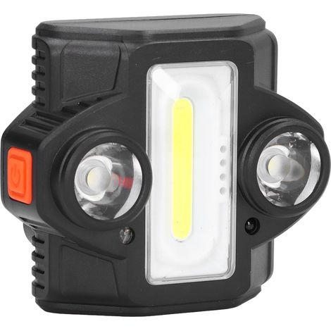 Leistungsstarke LED-Stirnlampe, intelligente Gestensteuerung, USB-aufladbar, wasserdicht, für Radfahren, Camping, Nachtläufe, Wandern, Erkundungen, Reparaturen, leicht und multifunktional (W661 schwar (1/5)