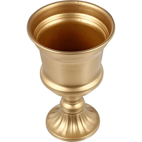 Vase en Métal Solide pour Fleurs et Plantes, Design Simple et Élégant pour Décoration de Bureau et Table (1/5)