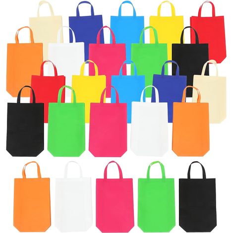 Lot de 30 sacs de courses pliables en tissu non tissé