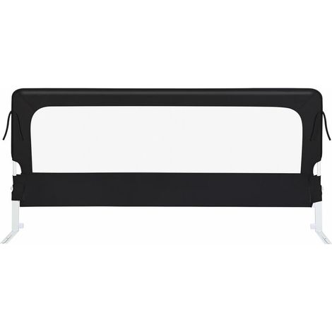 Barrière de Lit pour Bébés, Enfants,Barriere de Sécurité Enfant,®,200 x 70 x 26 cm,noir (1/5)