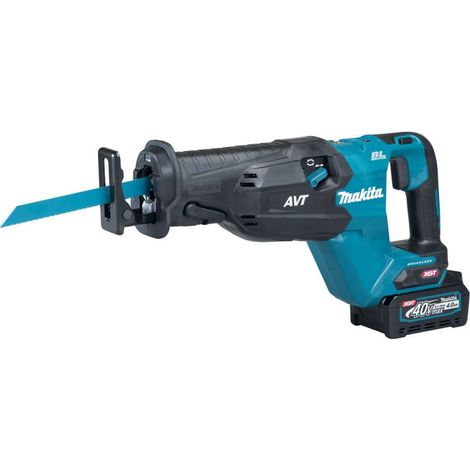 Makita - Seghetto universale a batteria da 40 V, 2x batterie da 4,0 Ah, caricabatterie JR002GM201 (1/5)