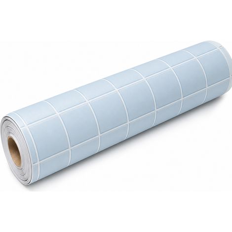 Selbstklebender rutschfester Bodenaufkleber Badezimmer Blau (1/5)