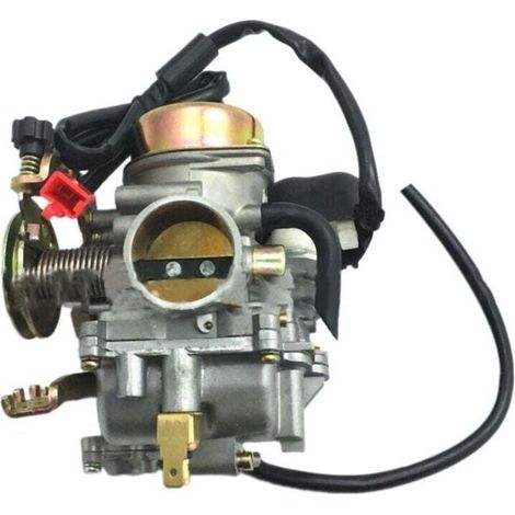 Enowelir Carburateur 30mm pour Moteur ATV UTV Hors Route Compatible Linhai Bighorn 250cc 260cc 300cc