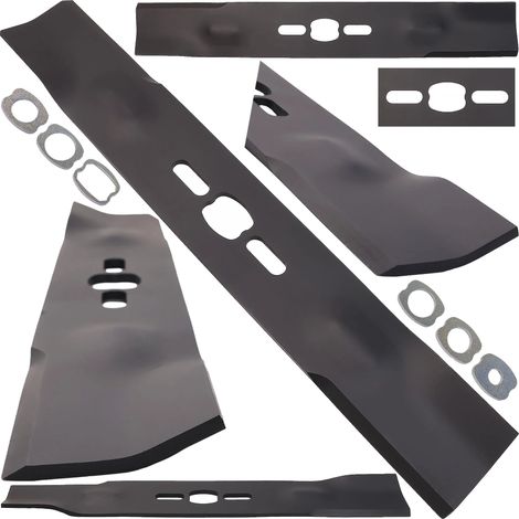 Lame de coupe universelle 45cm pour tondeuse Rassenmäher ⌀10 16 18mm (1/5)