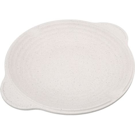 Poêle à Barbecue Coréen Antiadhésive Blanche 32cm pour Plaque à Induction