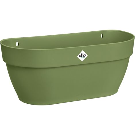 Elho Vibia Campana Wall Basket 35 - Verde - L 35 x B 16 x H 15 cm - BalconeEsterno - 100% riciclato (1/5)