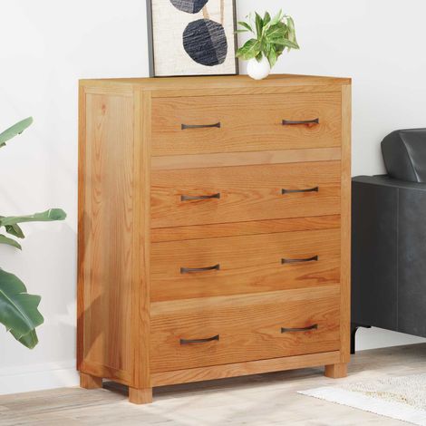 Schrank mit Schubladen mit Speicher Braun Holzwerkstoff