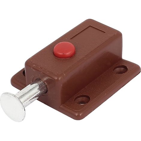 Schranktür-Druckknopf-Automatik-Riegelriegel (2301d2aa219ba8b910c5a3c78b91adf2) - Braun Metall Ka... (1/3)