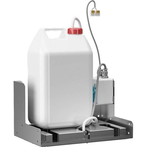 Sanela Complementi in acciaio inox - Distributore di sapone a parete da posizionare dietro lo specchio, in acciaio inox SLZN 84A (1/4)
