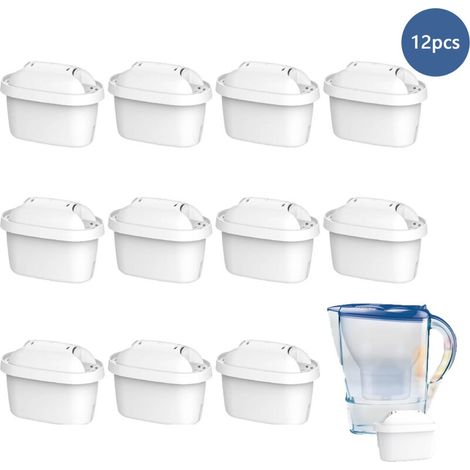 12er-Pack Brita Maxtra Plus Filterkartuschen – Verbesserte Filtration – Entfernt Chlor, Blei und Arsen – Kompatibel mit Marella-Krügen