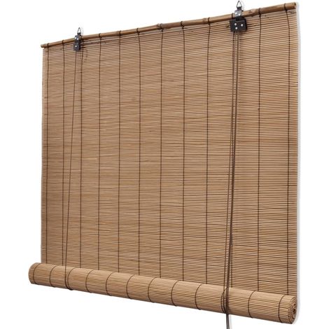 Bambusrollo Braun 120x160 cm