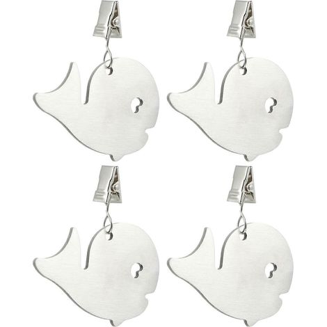 Lot de 4 poids pour nappe, pinces à linge, pendentifs pour nappe (1/5)