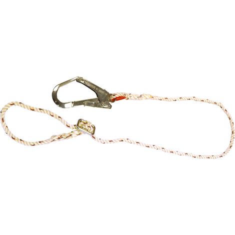 High-Strength 1.28M Fall Arrest Rope Lanyard with Safety Locking Carabiner for Fall Protection