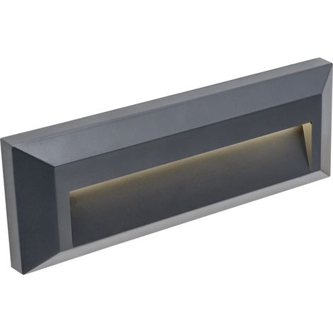FORLIGHT - APLIQUE IP65 SIRAM LED 2.5 BLANCO CÁLIDO - 3000K ON-OFF GRIS URBANO 290