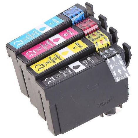 Cartouches d'encre 4 couleurs 603xl pour imprimantes Epson XP 2100, 2105, 3100, 3105, 4100 et 4105. (1/5)