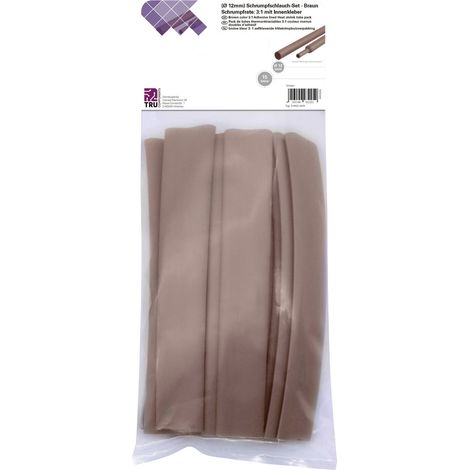 TRU COMPONENTS T1902CA039 Schrumpfschlauchsortiment Braun 12 mm 4 mm Schrumpfrate:3:1 15 St. (1/2)