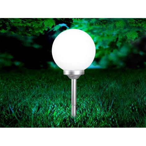 LED Solar-Kugelleuchte Ø30cm Kusto ws, 4 weiße LEDs (1/5)