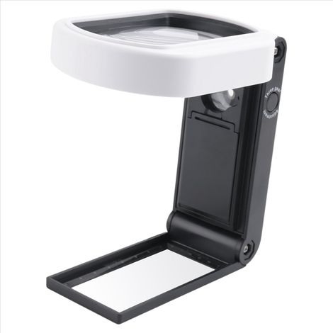 Loupe avec lampe, rechargeable 25X et 10X, loupe portable et de bureau pour la lecture, l'inspection, les bijoux (1/4)
