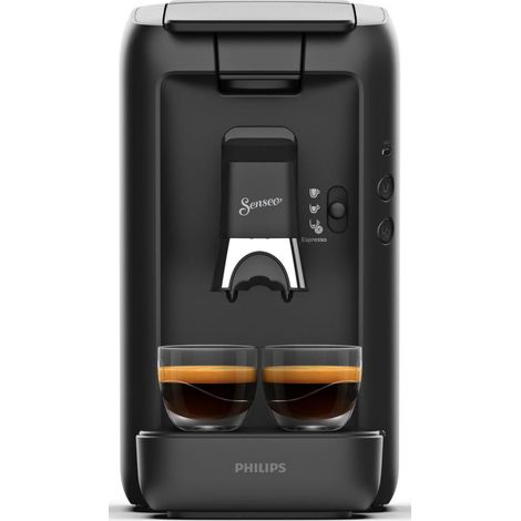Cafetière à dosettes Senseo Maestro – Prépare 1 ou 2 tasses – Réservoir XL 1,2L – Fonction Mémo et 3 tailles de café