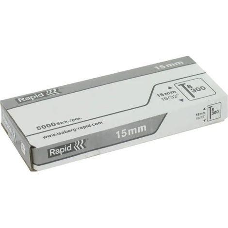 Clavos de 15 mm, 5000 unidades, 8-300 Rapid