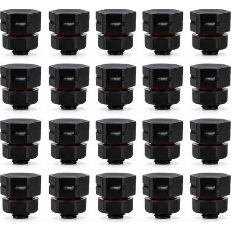 Lot de 20 évents respirants étanches en nylon PA66, longueur 13 mm, filetage 6 mm, décharge de pression, pour boîtiers LED (1/5)
