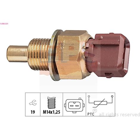 Sonde, température du liquide de refroidissement EPS 1.830.321 CITROËN 1338 66