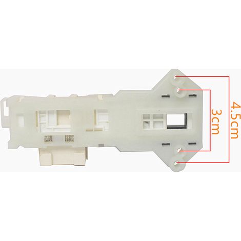 Compatible with LG front-loading washing machines WD-T14410DL, T12411DN, and T12235D: door lock, door switch, and door handle. (1/3)