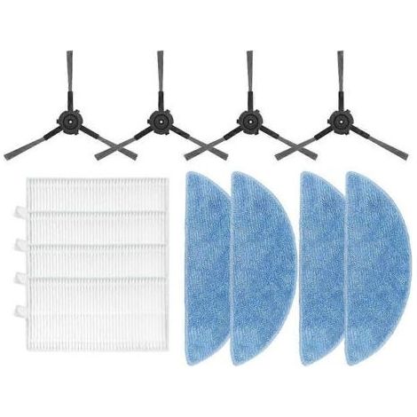 Accessoires pour aspirateur robot Ecovacs Y1 Pro/Y1 Pro Plus : filtre HEPA pour la serpillière, brosse principale, pièces de rechange (1/5)