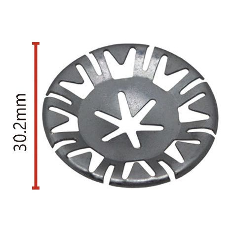 Accessoires automobiles : colliers de serrage métalliques pour protection thermique, rondelles, colliers de serrage pour protection thermique d'échappement, protection thermique de soubassement N90796 (1/2)