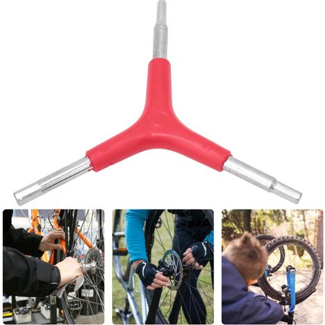 3-teiliges Set Y-förmiger Außensechskant-Dreieckschlüssel für Fahrräder, Fahrrad-Kombinationswerkzeug (1/5)