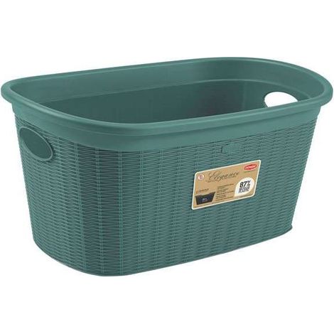 Cesta Elegance cm 58x38x28h Stefanplast - size Verde
