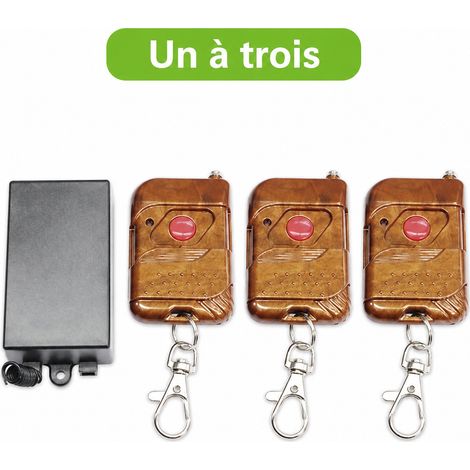 Module récepteur commutateur sans fil 12V contrôle d'accès 1 vers 4 réf 3448 200 g – Livraison gratuite
