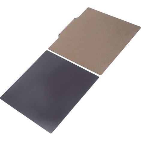Plaque magnétique double face PEI/PET 257x257mm pour plateau d'imprimante 3D, surface amovible en acier à ressort (1/5)