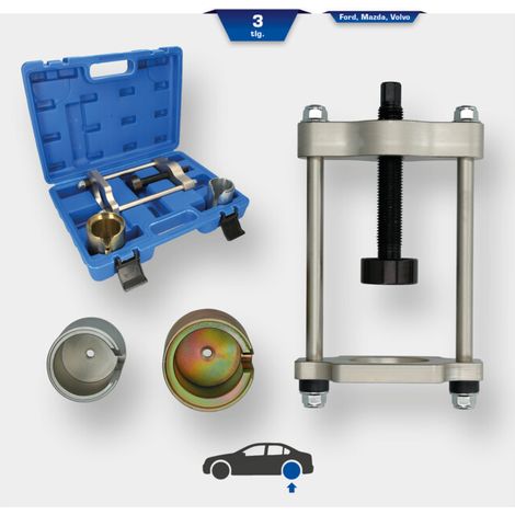 BRILLIANT TOOLS Kit d'outils pour bagues de bras de suspension arrière pour Ford Mazda Volvo 4 pièces - BT672350 (1/5)