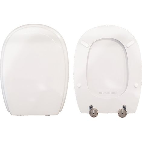Copriwater Lago Monoblocco Dolomite legno rivestito in resina poliestere bianco (1/4)