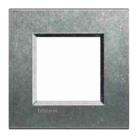 BTILNA4802NA Placca quadra Livinglight 2 moduli