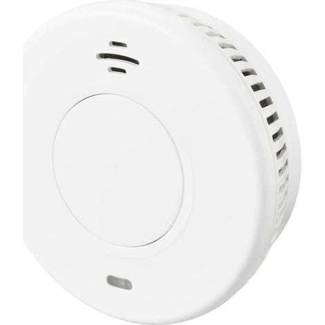 Sygonix EN14604 Rivelatore di fumo senza fili inclusa batteria con 10 anni di vita, collegabile alla rete a batteria (Ø (1/5)