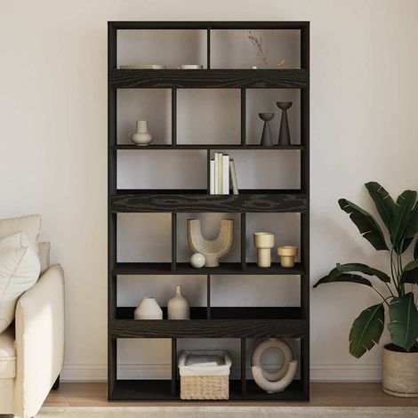 Estantería para libros Roble negro 100 x 33 x 187.5 cm