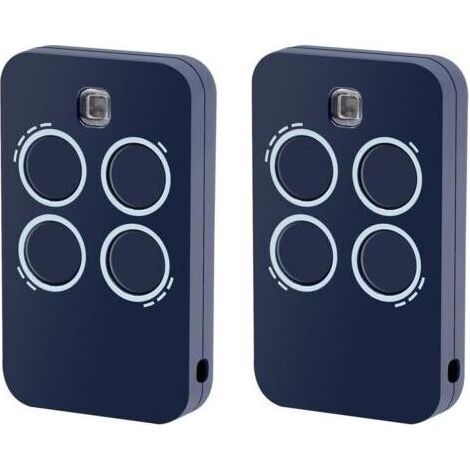 BARKBUSTERS Lot de 2 télécommandes de remplacement pour ouvre-porte de garage 4 canaux, compatibles avec Genius Echo TX4 RC 433 MHz (1/4)