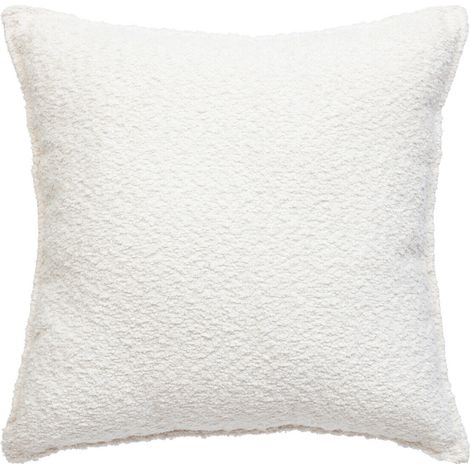 Soana bouclette Kissen elfenbeinweiß 45x45cm - Atmosphera créateur d'intérieur